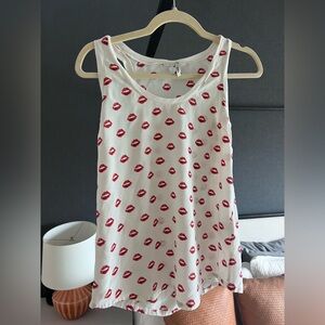 Joie Cream Lips Tank XXS